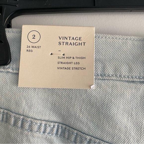 Women's 90's High-Rise Vintage Straight Jeans Universal Thread Light Blue Size 2 - Picture 11 of 13